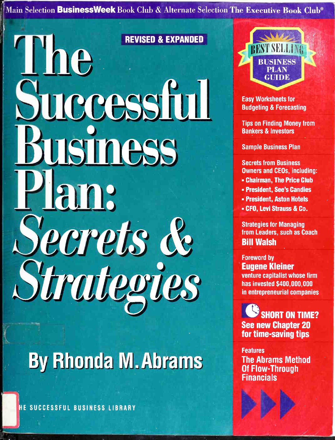 The Successful Business Plan: Secrets & Strategies