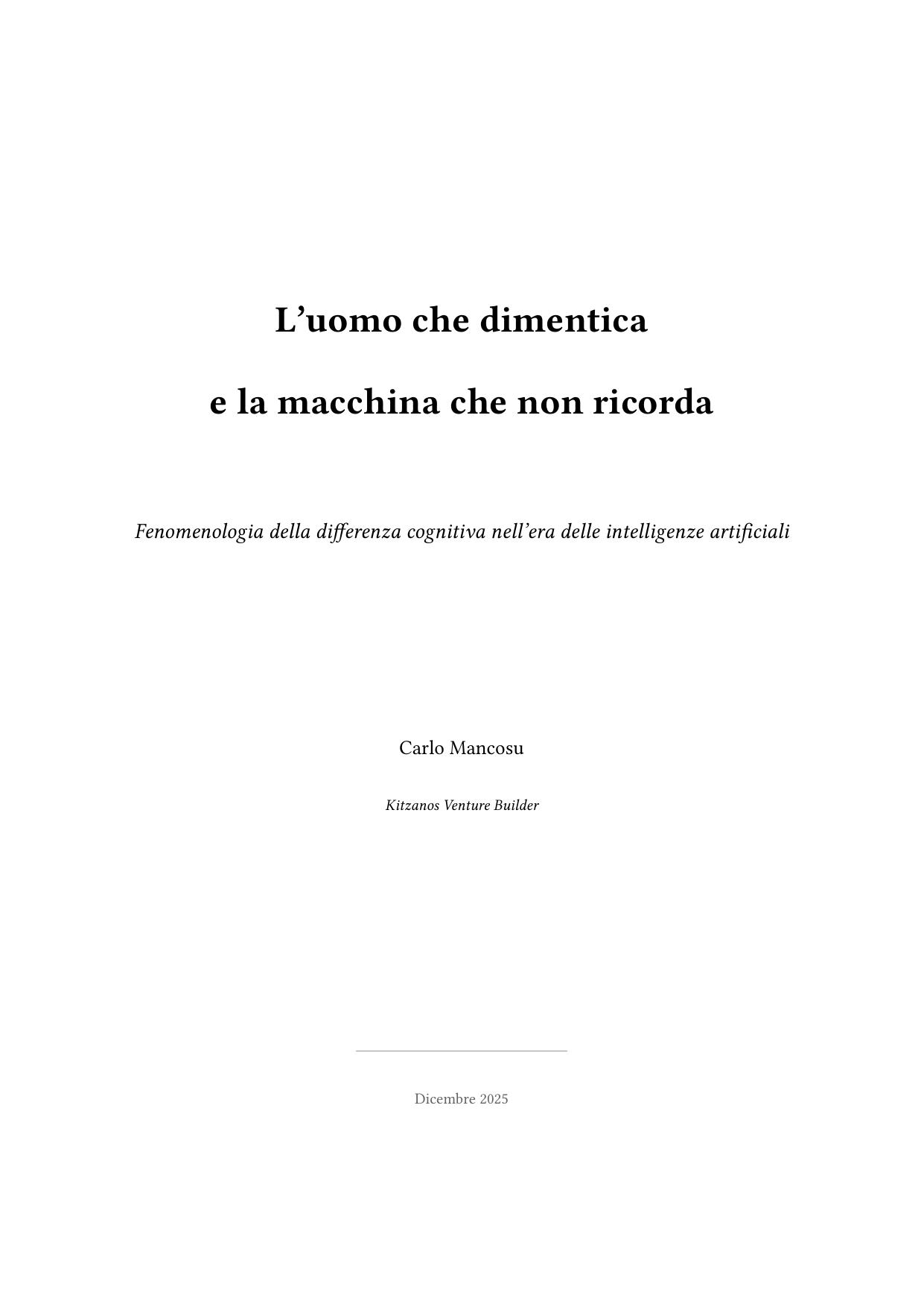 La memoria incarnata